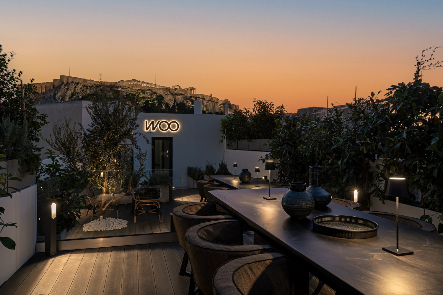 Sunset at Woo Suites
